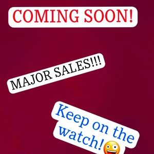 Summer Clear Out! Coming Soon!